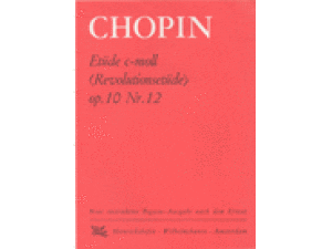 Chopin Etude in C- moll (Revolutionsetude) Op. 10 No. 12 - Piano.