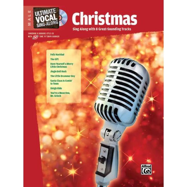 Ultimate Vocal Sing-Along (Male): Christmas - CD Included