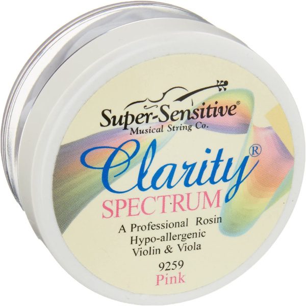 Clarity Spectrum: Hypo-Allergenic Violin/Viola Rosin - Pink