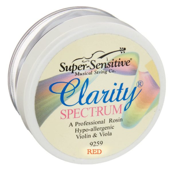 Clarity Spectrum: Hypo-Allergenic Violin/Viola Rosin - Red