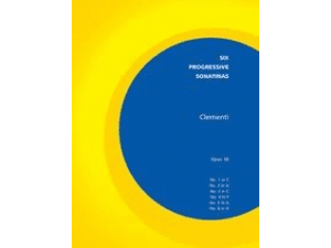 Clementi Six Progressive Sonatinas op. 36 - Piano.