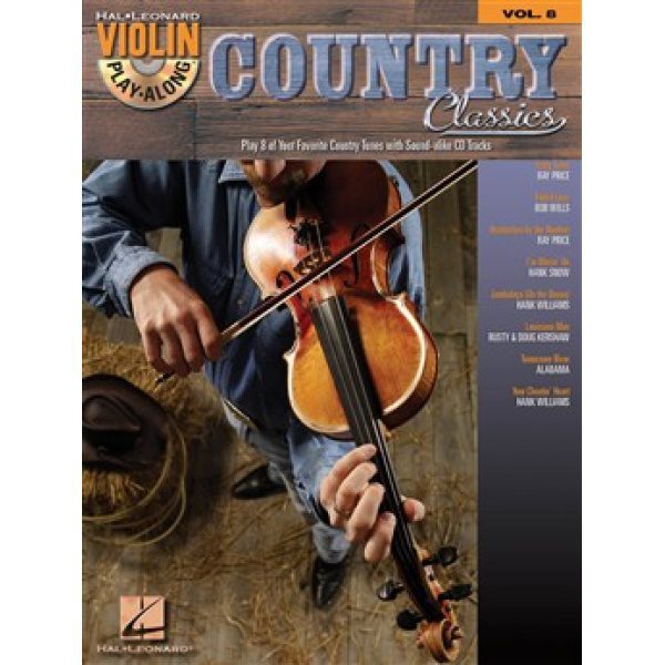 Violin Play-Along Volume 8 - Country Classics (Vocal & Violin)