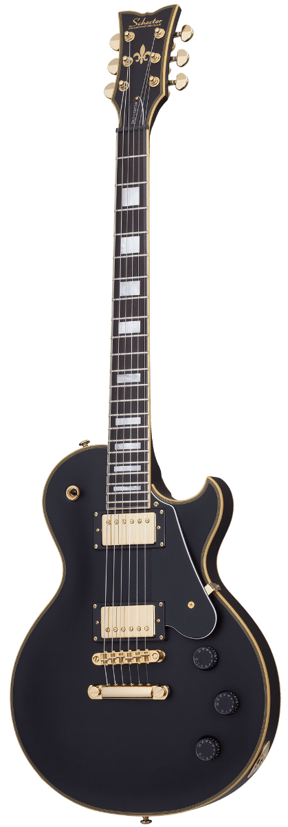 Schecter Solo II Custom - Aged Black Satin - Image 4