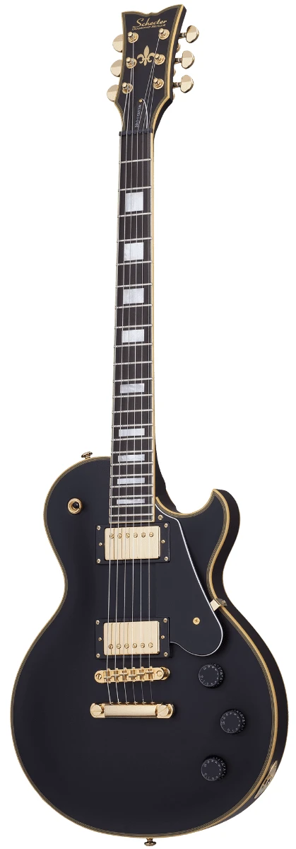 Schecter Solo II Custom - Aged Black Satin - Image 4