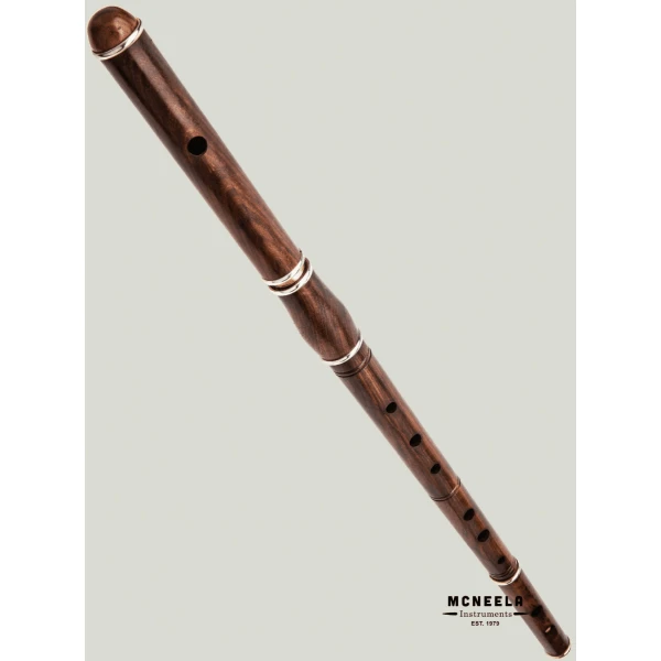 McNeela Cygnet Rosewood Irish Flute - Image 3