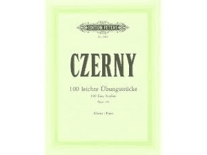 Czerny 100 Leichte Ubungsstucke / 100 Easy Studies Op. 139 - Piano