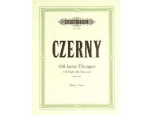 Czerny 160 kurze Ubungen / 160 Eight - Bar Exercises. - Piano