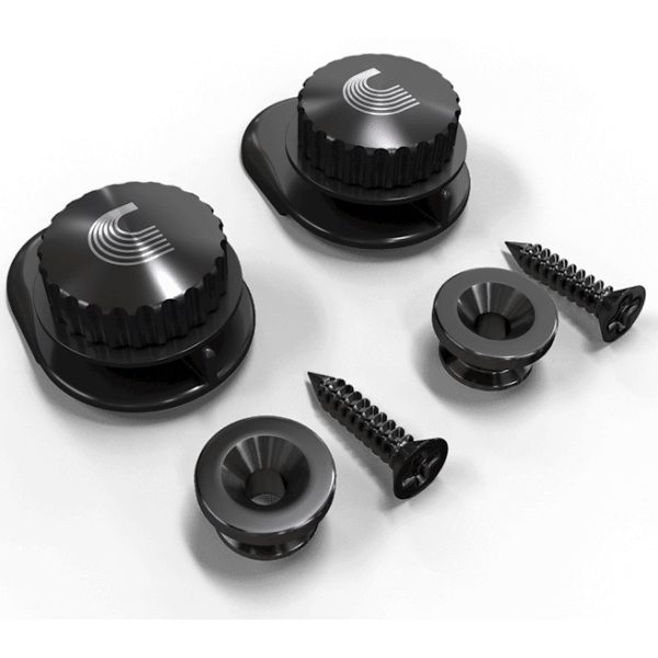 D'addario Universal Strap Lock System - Black - Image 2