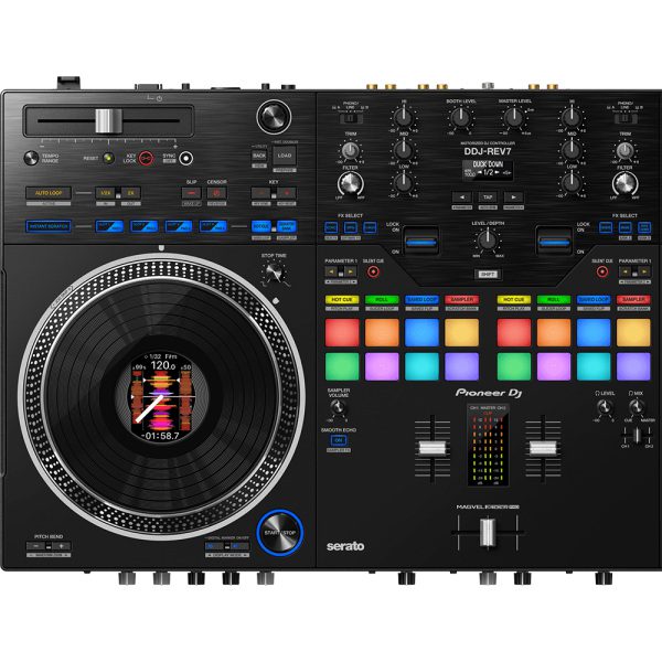 Pioneer DJ DDJ-REV7 Scratch-style 2-channel professional DJ controller for Serato DJ Pro - Image 3