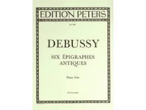 Debussy - Six Epigraphes Antiques for Piano Solo.