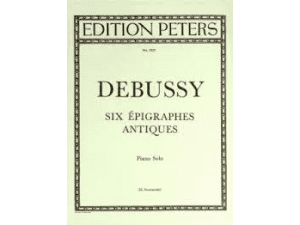 Debussy - Six Epigraphes Antiques for Piano Solo.