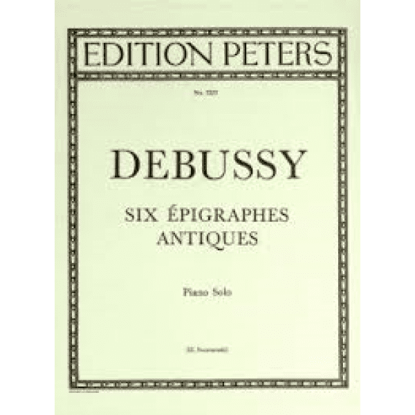 Debussy - Six Epigraphes Antiques for Piano Solo.