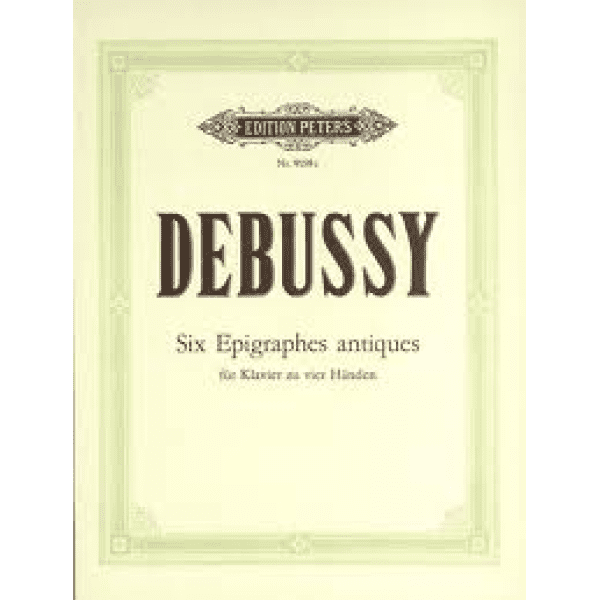 Debussy - Six Epigraphs Antiques for Piano Four Hands.