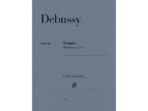 Debussy Preludes Premier Livre / First Book - Piano