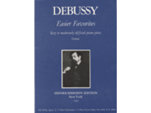 Debussy Easier Favourites for Piano.