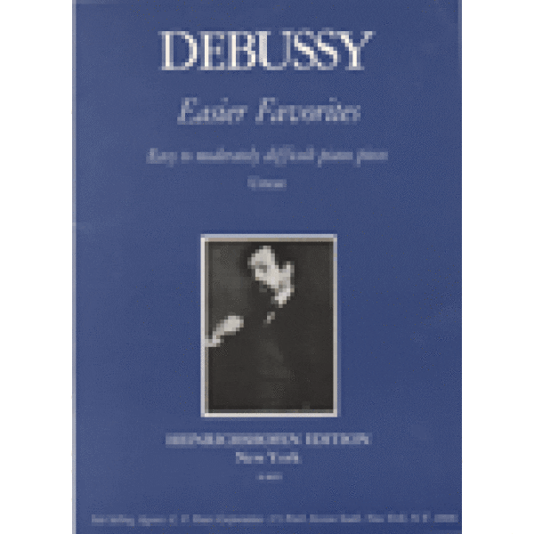 Debussy Easier Favourites for Piano.