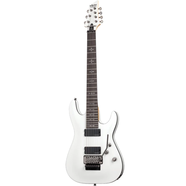 Schecter Demon 7 FR - Vintage White