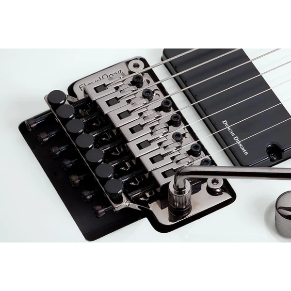 Schecter Demon 7 FR - Vintage White - Image 3