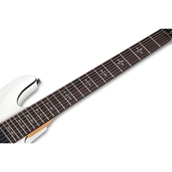 Schecter Demon 7 FR - Vintage White - Image 5