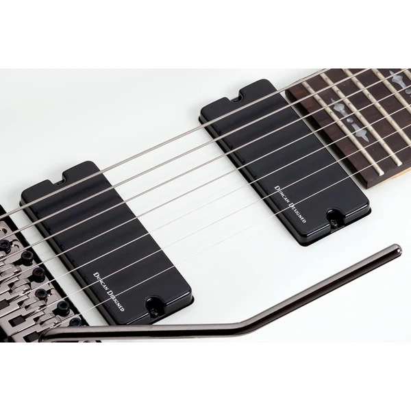 Schecter Demon 7 FR - Vintage White - Image 6