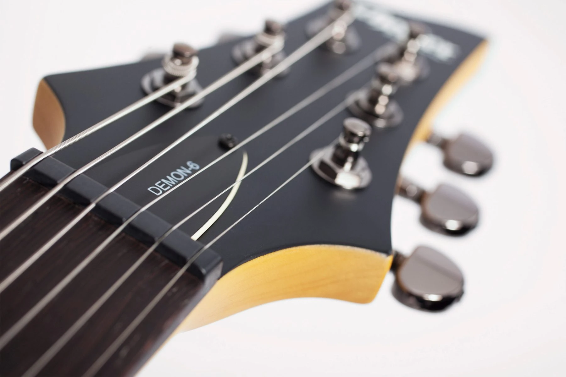 Schecter Demon 6 - Aged Black Satin - Image 8