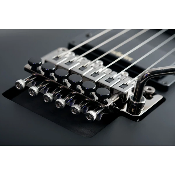 Schecter Demon 6 FR - Aged Black Satin - Image 4