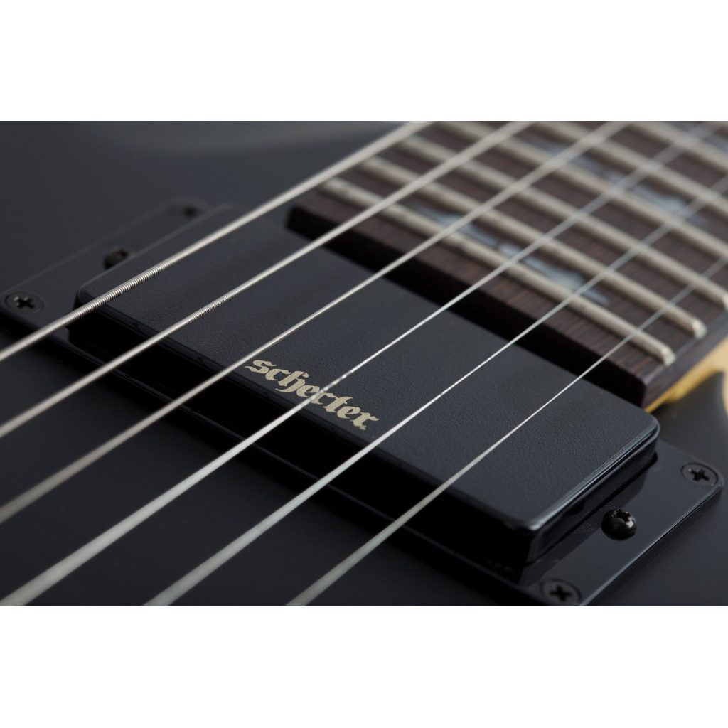 Schecter Demon 6 FR - Aged Black Satin