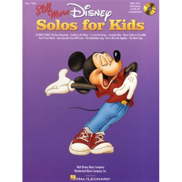 Still More Disney Solos for Kids (PVG).