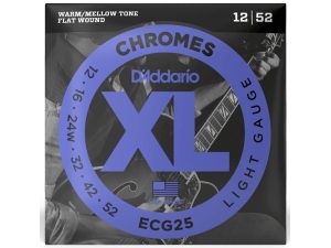 Daddario Chromes ECG25 12-52 Light Electric Guitar Strings