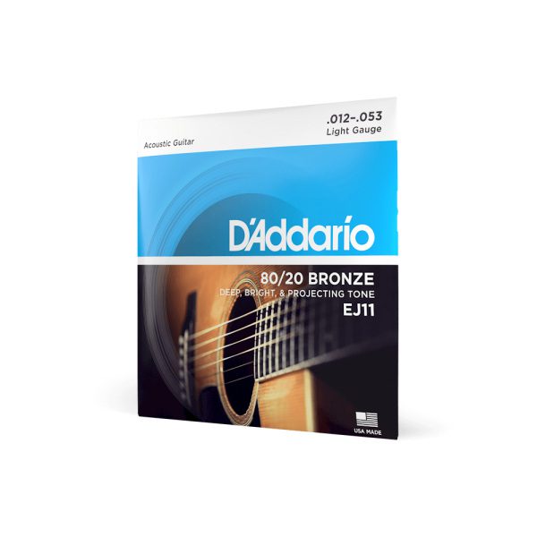 D'addario EJ11 80/20 (.12-.53) Acoustic Light - Image 3