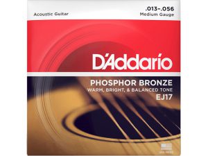 D'addario EJ17 Phosphor Bronze (.13-.56) Acoustic Medium