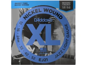 D'addario EJ21 Nickel (.12-.52) Jazz Light