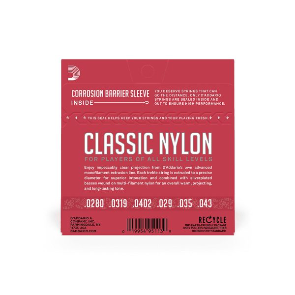 D'addario EJ27N Classic Nylon - Normal Tension - Image 2