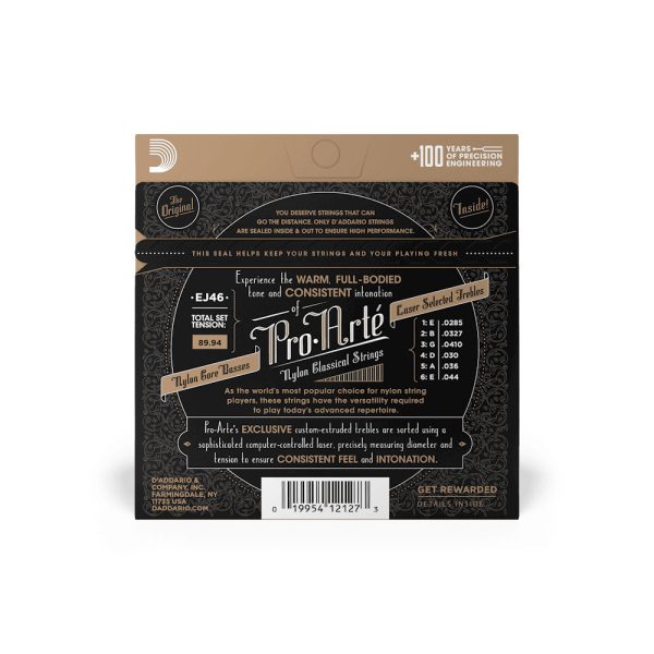 D'addario EJ46 Pro-Arté Nylon - Hard Tension - Image 3