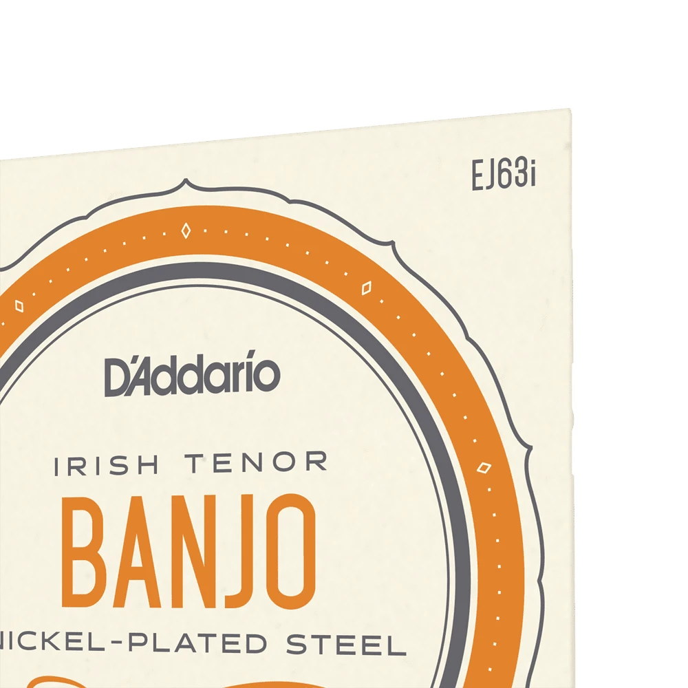 D'addario EJ63I Irish Tenor (.12-.36) 4-String Banjo - Image 3