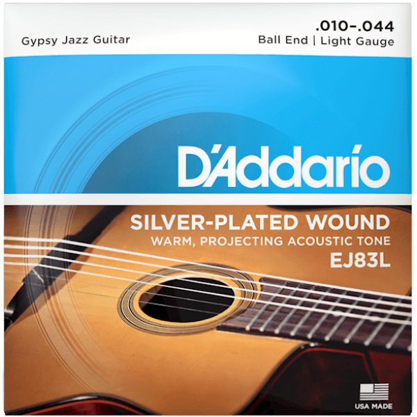 D'addario EJ83L (.10-.44) Gypsy Jazz