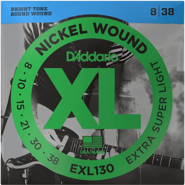 D'addario EXL130 Nickel (.08-.38) Extra Super Light