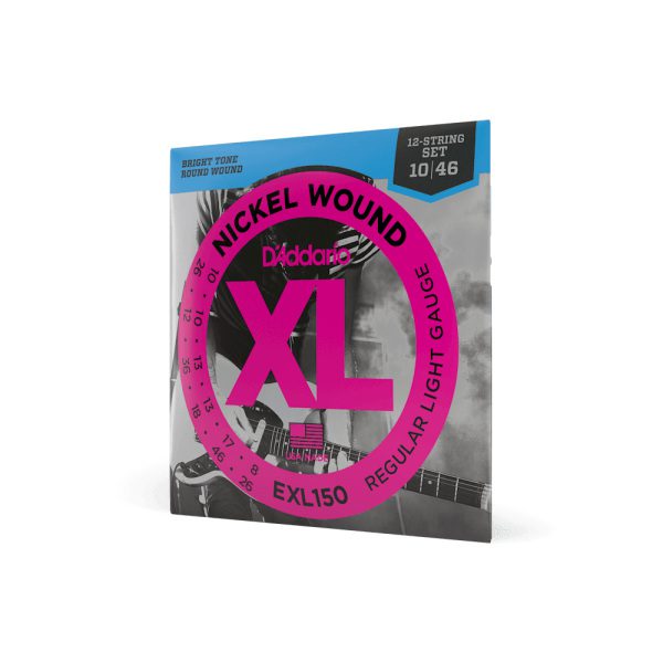 D'addario EXL150 10-46 Regular Light 12-String Electric Guitar Strings - Image 4