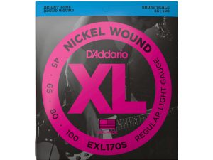 D'addario EXL170S Nickel (.45-.100) Light - Short Scale