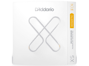 D'addario XS 12-56 Light Top/Medium Bottom Coated Acoustic Guitar Strings