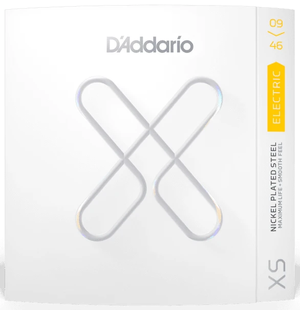 D'addario XS 09-46 Super Light Top/Regular Bottom Coated Electric Guitar Strings
