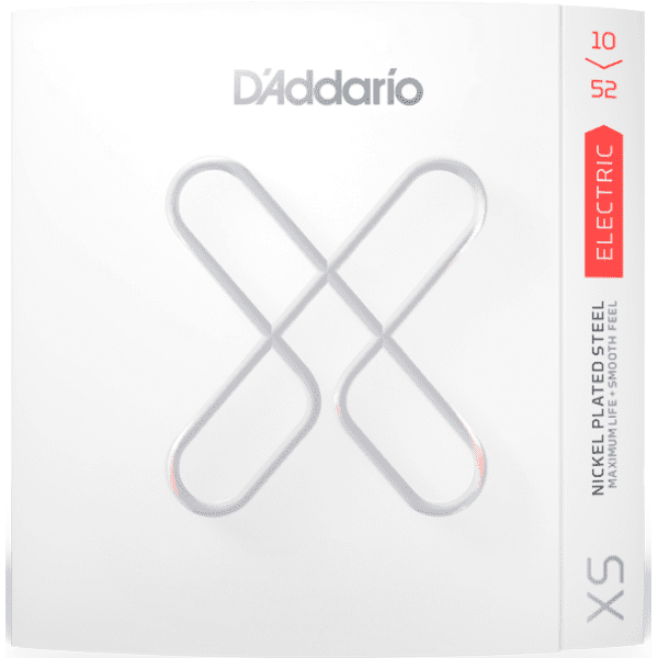 D'addario XS 10-52 Light Top/Heavy Bottom Coated Electric Guitar Strings