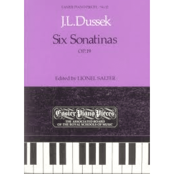 Dussek Six Sonatinas Op. 19 - Piano