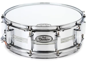 Pearl Duoluxe Snare Drum 14 x 5" - Nicotine White Marine Pearl