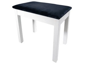 Prelude Piano Stool w/Storage - Satin White