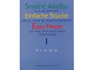 Easy Pieces of the 17th and 18th Centuries Book 1 for the Piano.