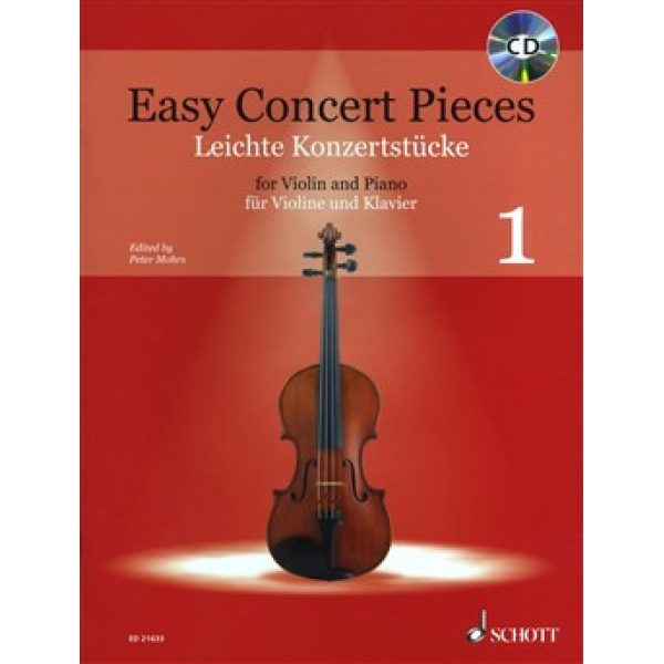 Easy Concert Pieces Volume 1: Violin & Piano - CD Included
