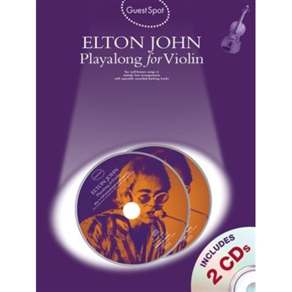 Guest Spot: Elton John Playalong for Violin - 2 CDs Included