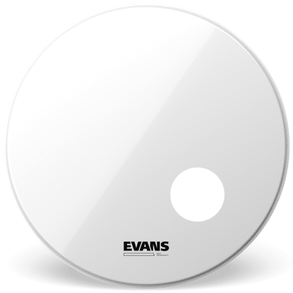 Evans EQ3 Resonant 20" Bass Drumhead - Smooth White
