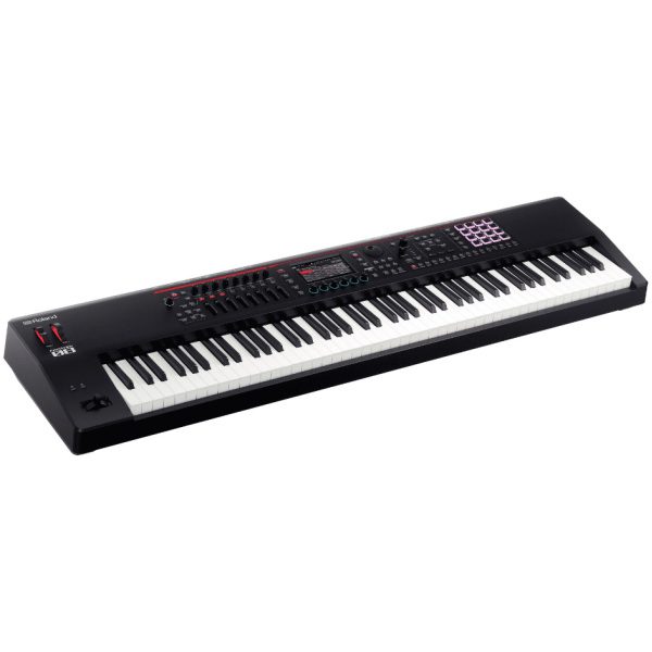 Roland FANTOM-08 w/Double Braced Keyboard Stand - Image 5